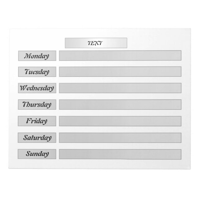 Tear off the calendar, create a notebook with note (Front)