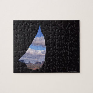 Teardrop Arch in Monument Valley , Utah Jigsaw Puzzle