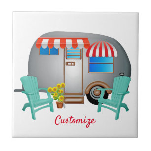 Teardrop Caravan Camper Thunder_Cove  Ceramic Tile