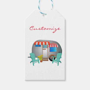 Teardrop Caravan Camper Thunder_Cove Gift Tags