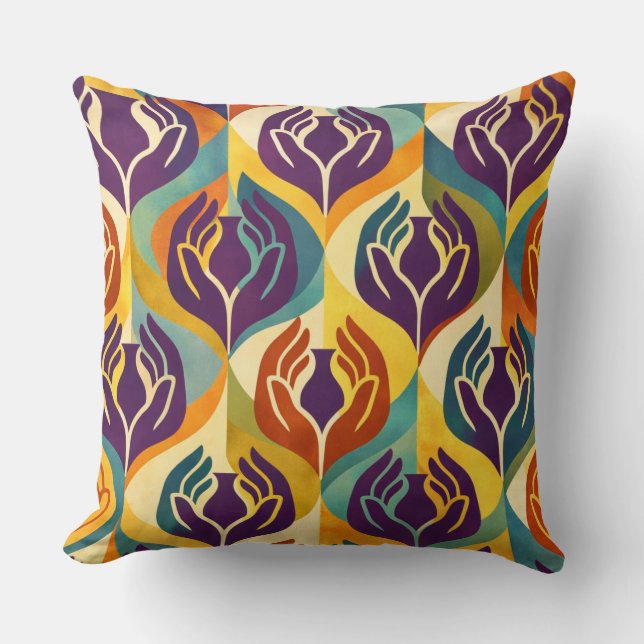 Teardrop Mid-Century Modern  Cushion (Front)