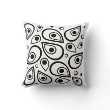 Teardrop Pattern Cushion – Soft Style with a Flow