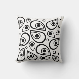 Teardrop Pattern Cushion – Soft Style with a Flow