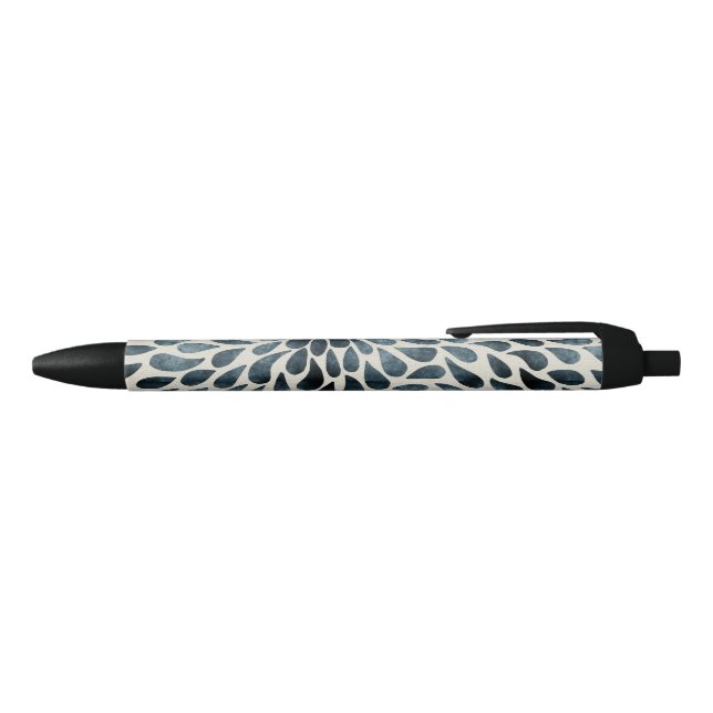 Teardrop Petals Black Ink Pen (Top)