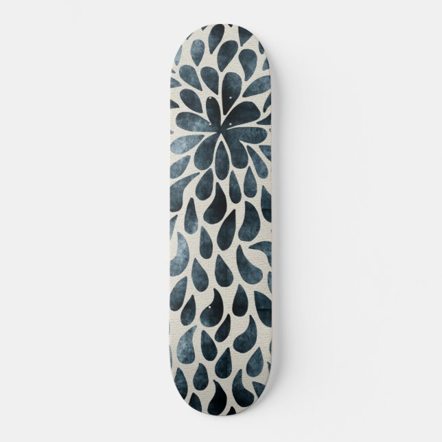 Teardrop Petals Skateboard (Front)
