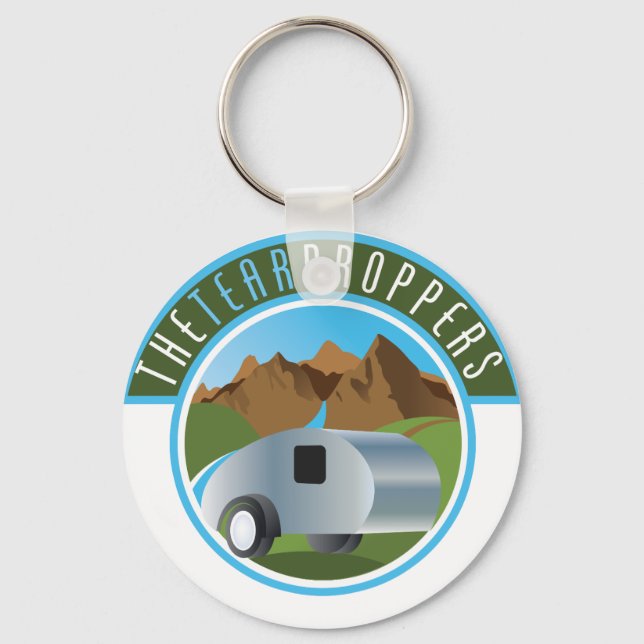 Teardrop Trailer Keychain (Front)
