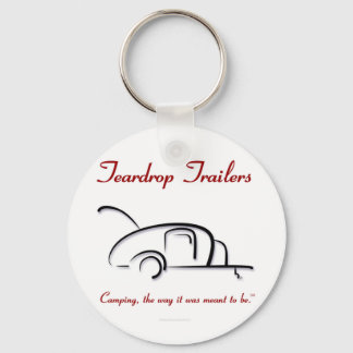 Teardrop Trailers Red Version Key Ring