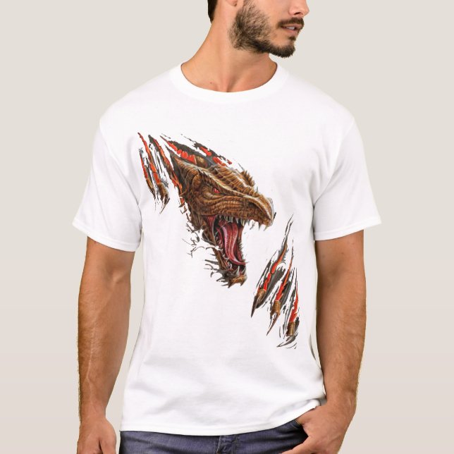 Tearing Dragon T-Shirt (Front)