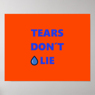 Tears Don't Lie Poster