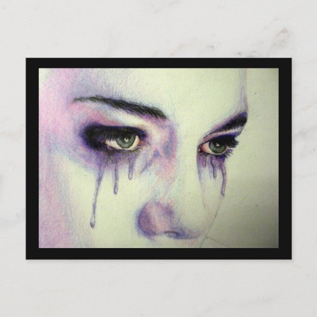 Tears Fine Art Postcard (Front)