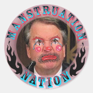 Tears of a clown classic round sticker