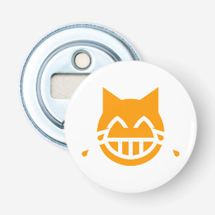 Tears of Joy Emoji Cat Bottle Opener