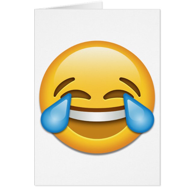 Tears of Joy emoji funny (Front)