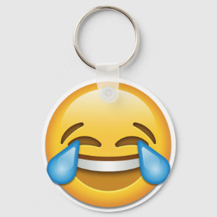 Tears of Joy emoji funny Key Ring