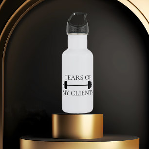 Tears of my Clients Personal Trainer Funny 532 Ml Water Bottle