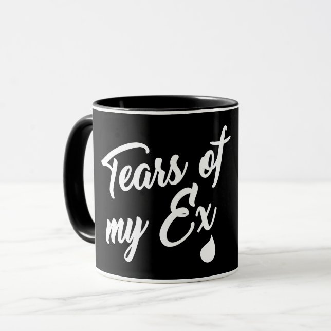 TEARS OF MY EX MUG (Front Left)