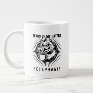 Tears Of My Haters Mug, Funny Cats Mug, Haters Large Coffee Mug