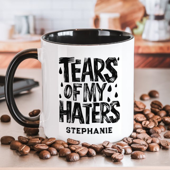 Tears of My Haters Personalised Mug (Creator Uploaded)