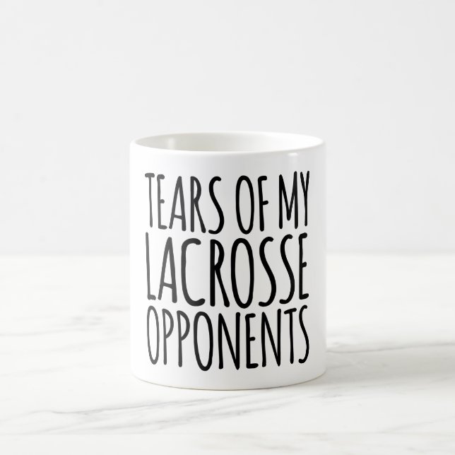 Tears Of My Lacrosse Opponents Coffee Mug (Center)
