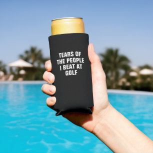 Tears of the People I Beat at Golf Funny Seltzer Can Cooler