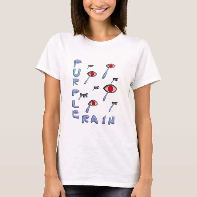 Tears Rain No War Ukraine T-Shirt (Front)