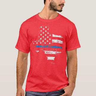 Teas Back the Blue Support Thin Blue Line II  T-Shirt