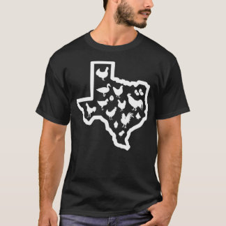 Teas Chickens  T-Shirt