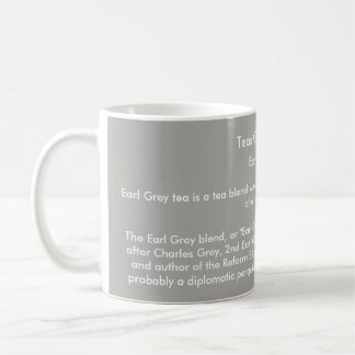 'Teas Of The World' mug - Earl Grey Tea