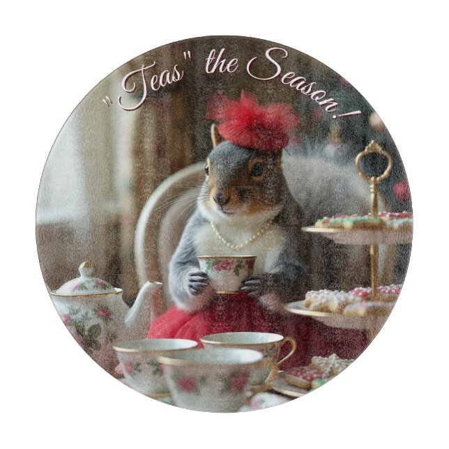 "Teas" the Season  Cutting Board (Front)