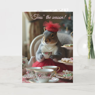 "Teas" the Season Invitation