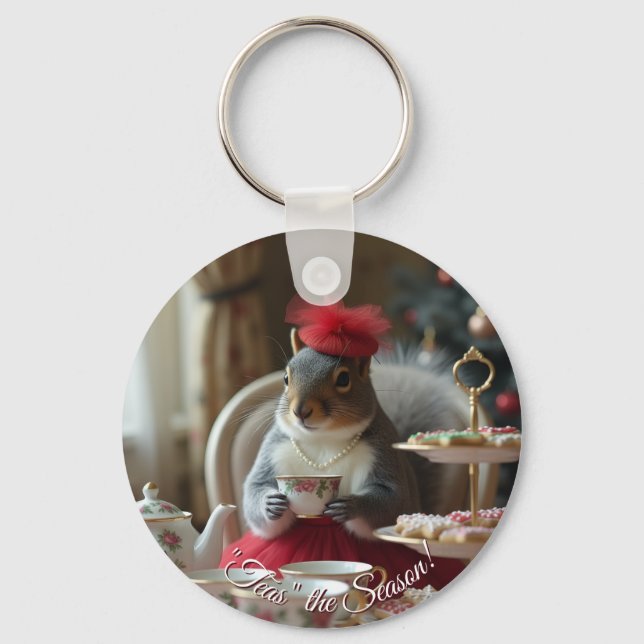 "Teas" the Season  Key Ring (Front)
