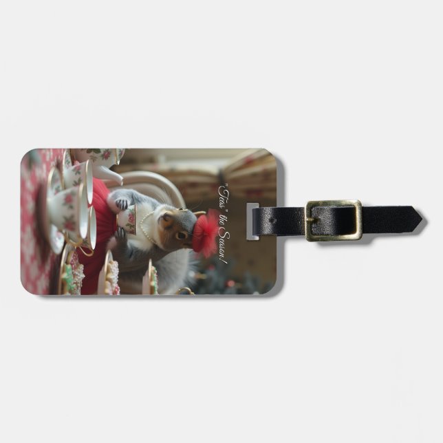 "Teas" the Season  Luggage Tag (Front Horizontal)