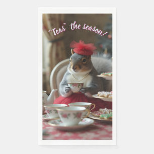 "Teas" the Season Napkin