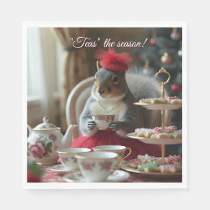 "Teas" the Season  Napkin
