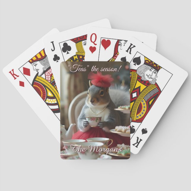 "Teas" the Season  Playing Cards (Back)