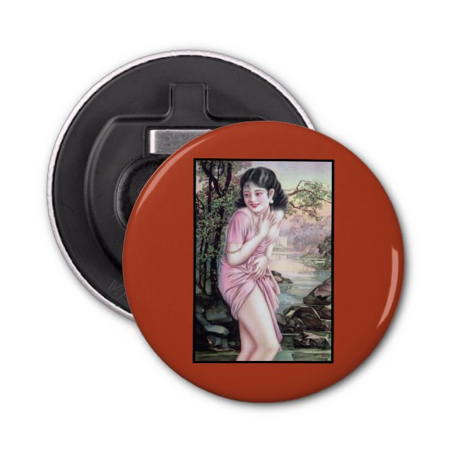 Tease in Stream Oasis by Shanghai China Girl Bottle Opener (Front)