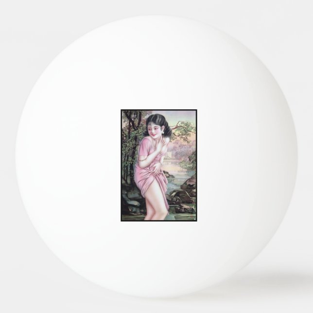 Tease in Stream Oasis by Shanghai China Girl Ping Pong Ball (Front)