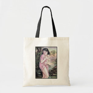 Tease in Stream Oasis by Shanghai China Girl Tote Bag