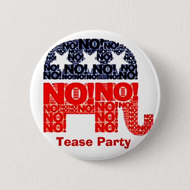 Tease Party - Button (Front)
