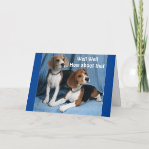 TEASING BEAGLES FOR YOUR **50th BIRTHDAY** Card