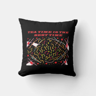 Teatime is the best time art design car floor ma cushion