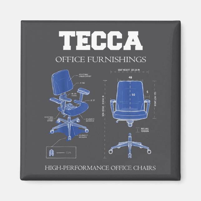 Tecca Office Furnishings - High Performance Chairs Magnet (Front)