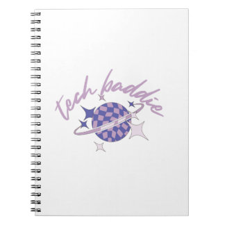 Tech Baddie (Variation 2) Spiral Notebook