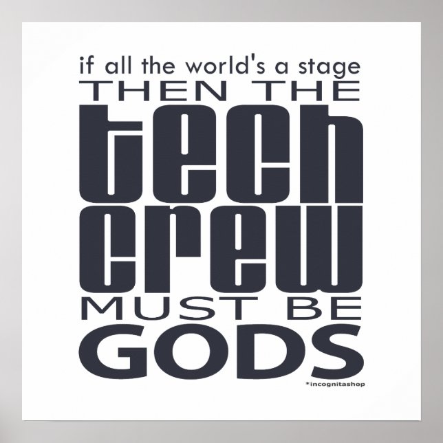 Tech Crew Gods Poster (Front)