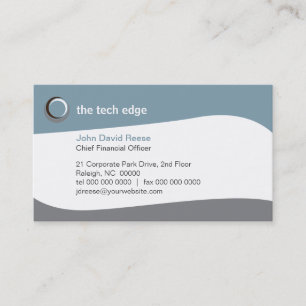 Tech Curves 2 Business Card