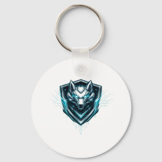 Tech-Den Digital Wolf Keychain 1