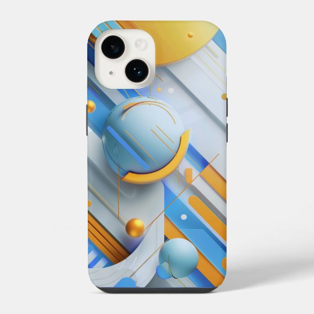 tech design iPhone case (Back)