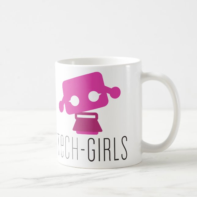 Tech Girls Mug with Purple Dot (Right)