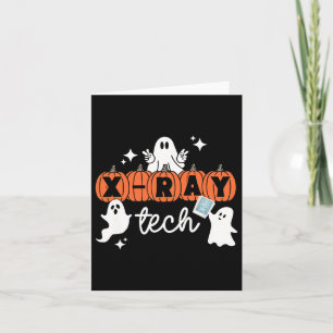 Tech Halloween Technician Squad Xray Tech Pumpkin Card