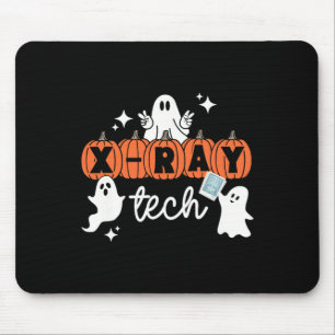 Tech Halloween Technician Squad Xray Tech Pumpkin Mouse Pad